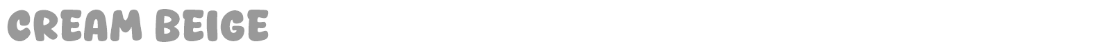 Cream Beige font preview